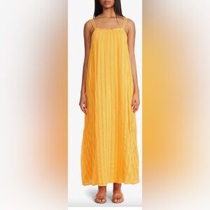 NEW BB Dakota - Flowget About It Dress Radiant Yellow MSRP $119
